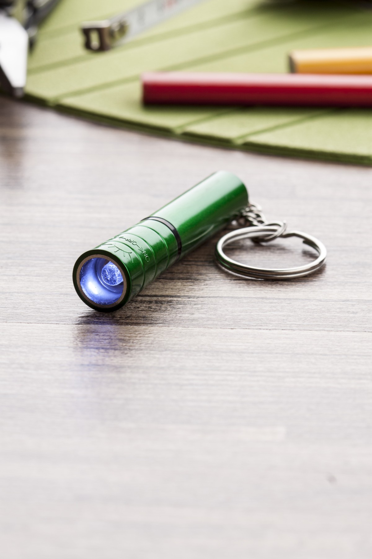 Torcia in Plastica TAIPEI 1 LED Anello in metallo Personalizzato