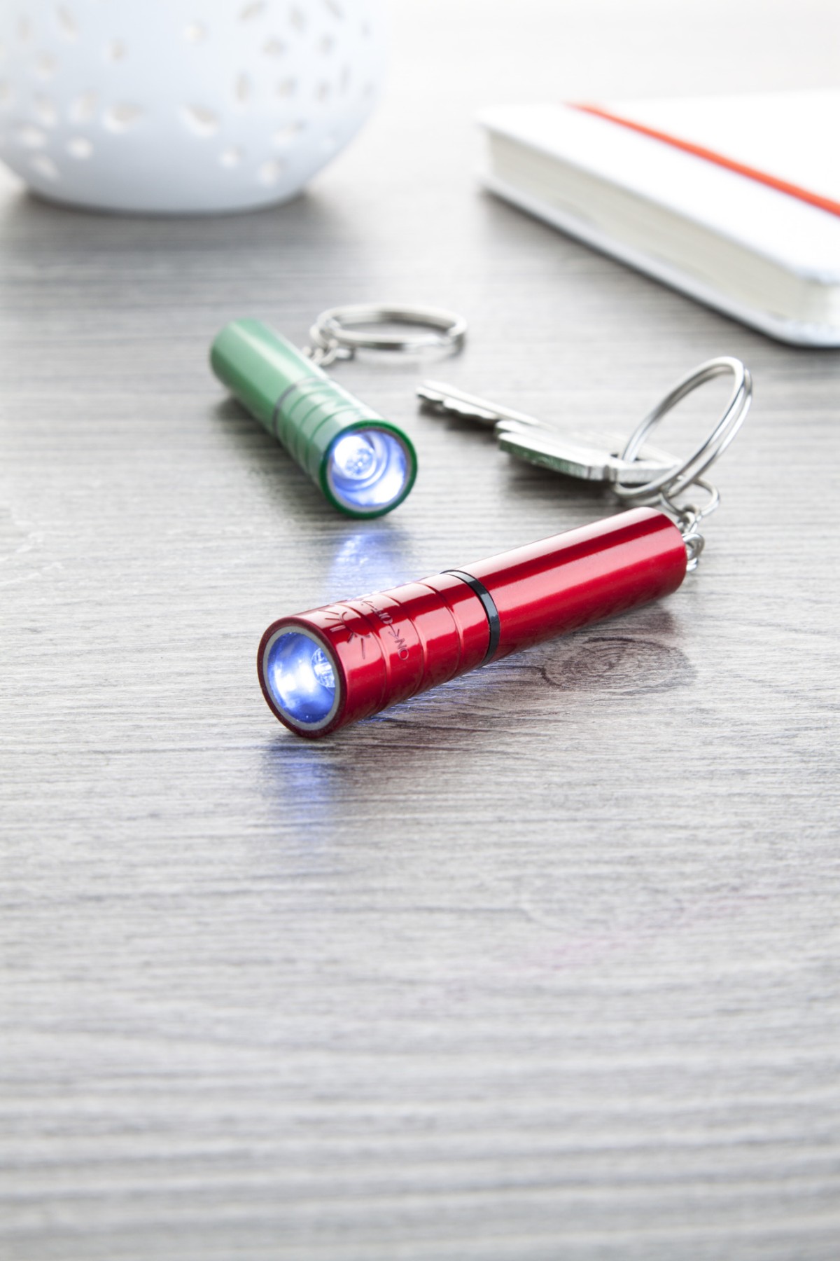 Torcia in Plastica TAIPEI 1 LED Anello in metallo Personalizzato