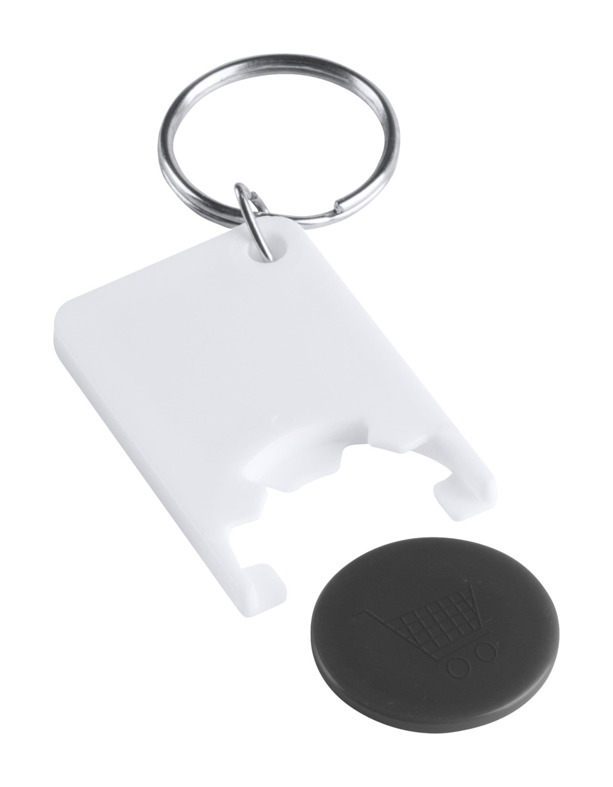 Portachiavi con Gettone TROLEX in Plastica Personalizzato