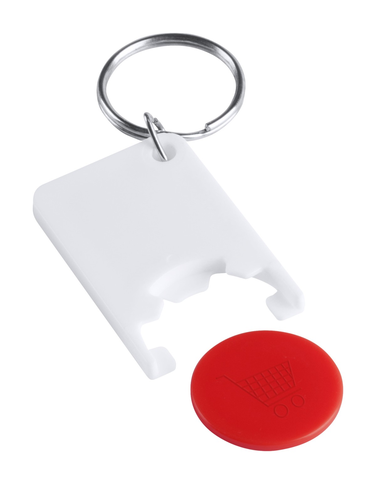 Portachiavi con Gettone TROLEX in Plastica Personalizzato