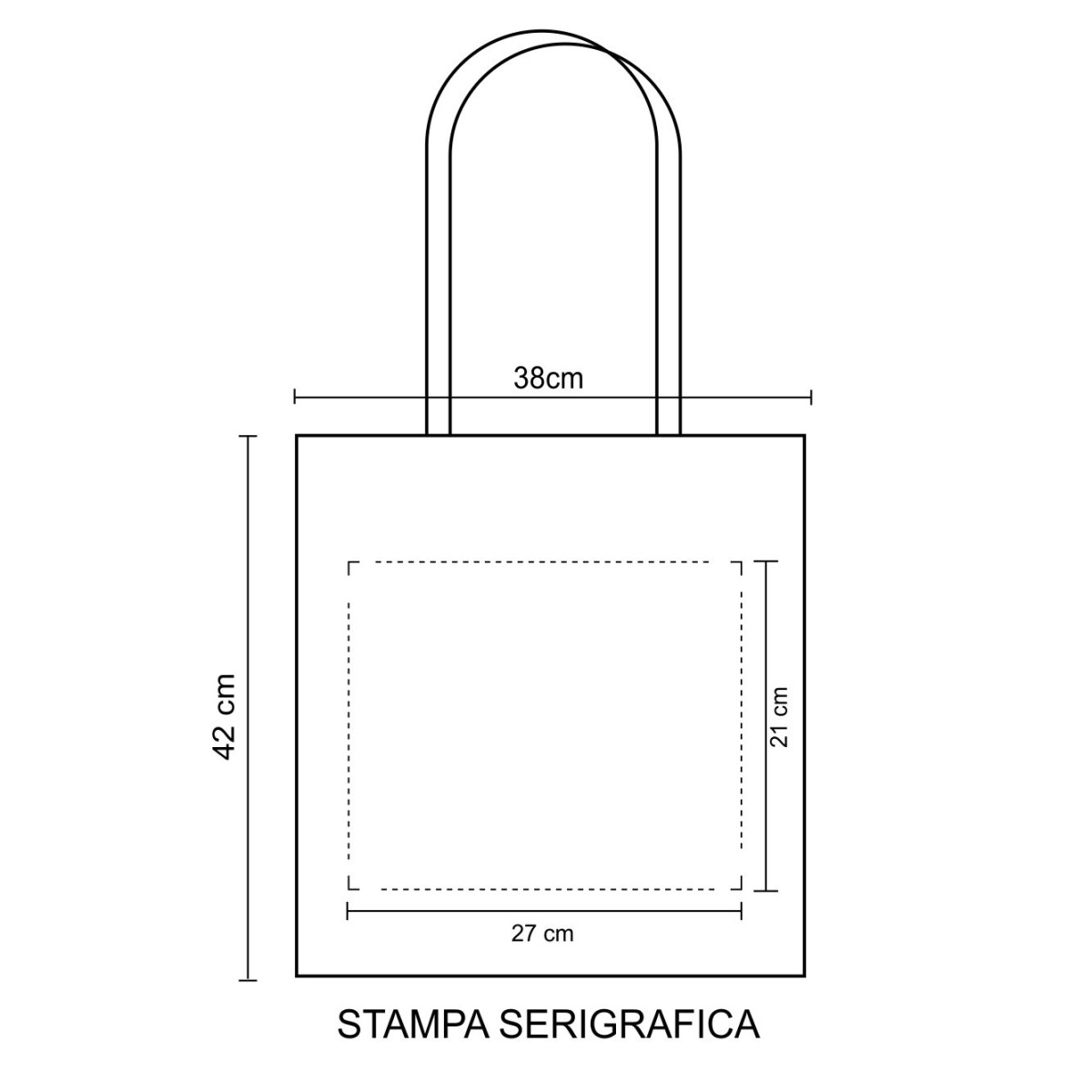 Shopper GAIA in Cotone 180 g/m² Disponibile in Vari Colori Personalizzata