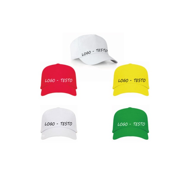 Cappello Cappellino per Bambino con Viseira 100% cotone Personalizzato