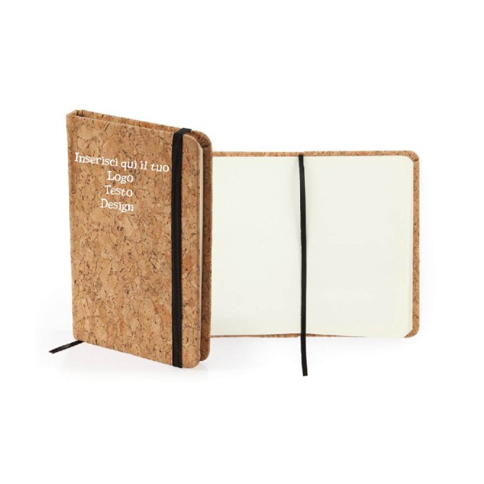 Block Notes in Sughero A6 con Stampa Personalizzata