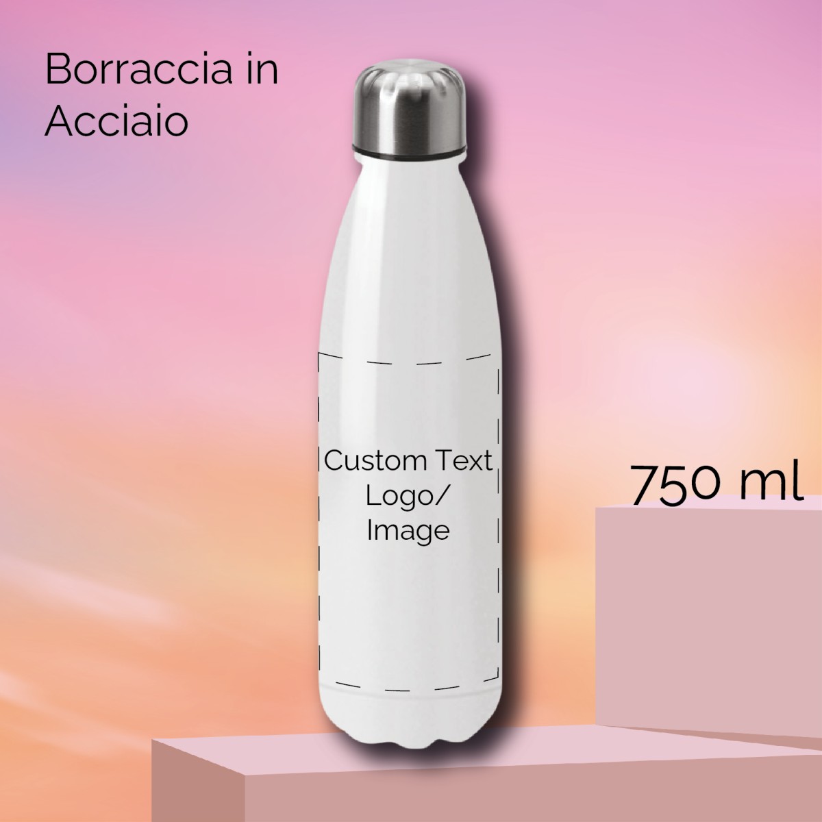 Borraccia in Acciaio SUB DARYA (750ml) Personalizzata