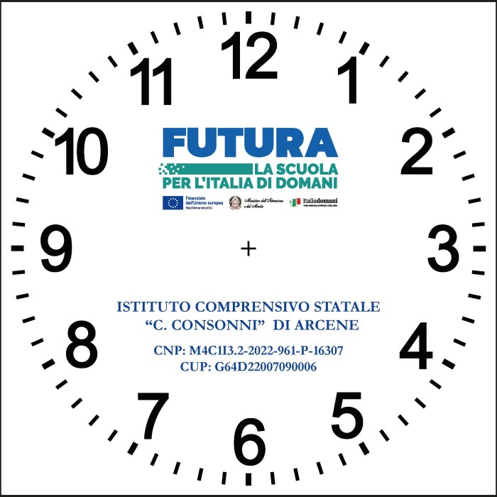 Orologio da Parete con Stampa Personalizzata 30cm Quadrato - Forex 5mm