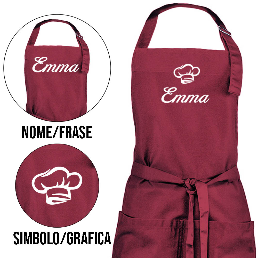 Grembiule da Cucina Lungo ROLY Unisex Personalizzato