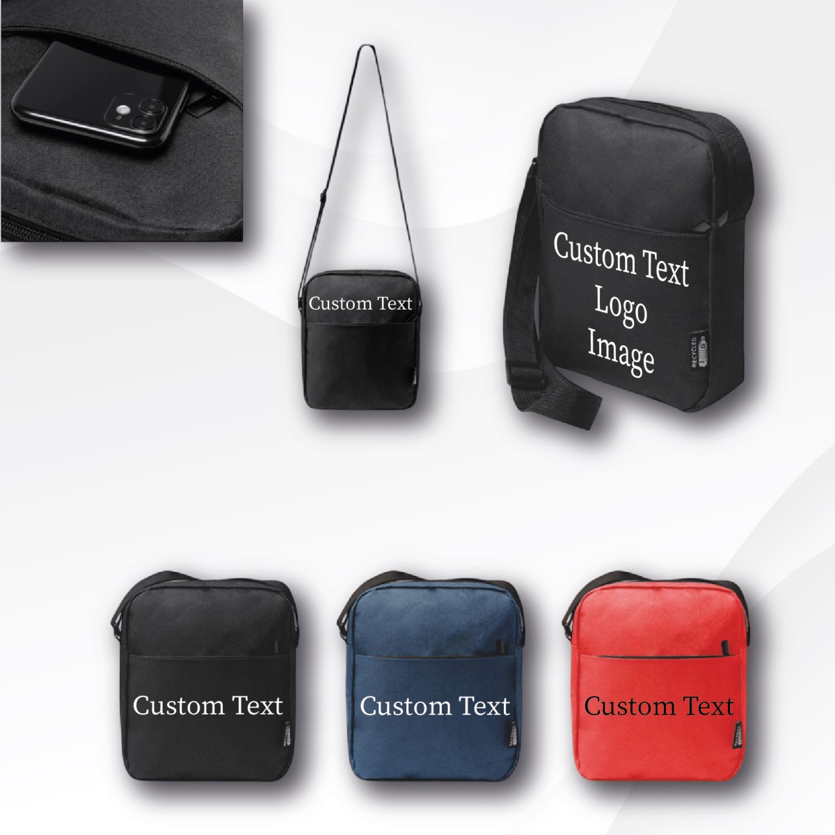 Borsa/marsupio FLAVIO In Rpet Personalizzato