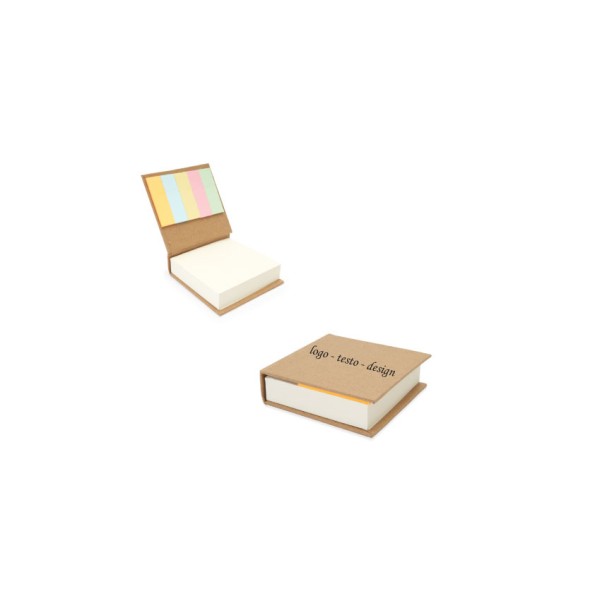Cubo Astuccio Posta Post-it con Stampa Personalizzata - cm 8,1x8,3x2,6