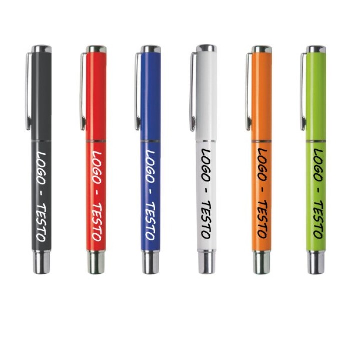 Penna Roller Gel Con Cappuccio con Stampa Personalizzata