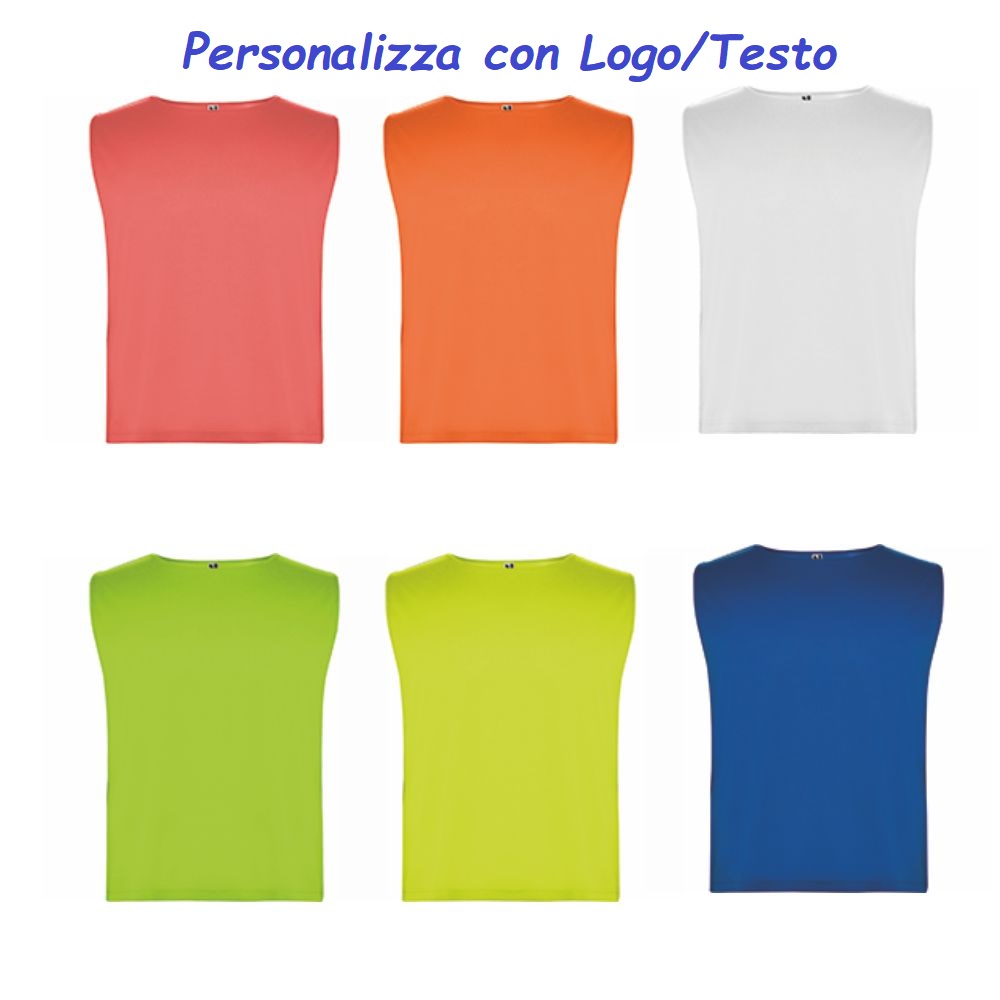 Pettorina Casacca Ajax Unisex Personalizzata