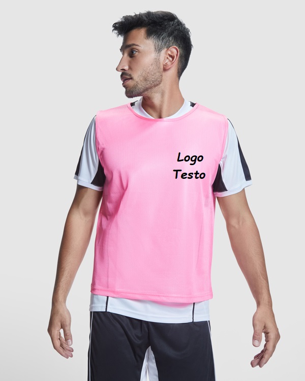 Pettorina Casacca Sportiva Traspirante Unisex Personalizzata