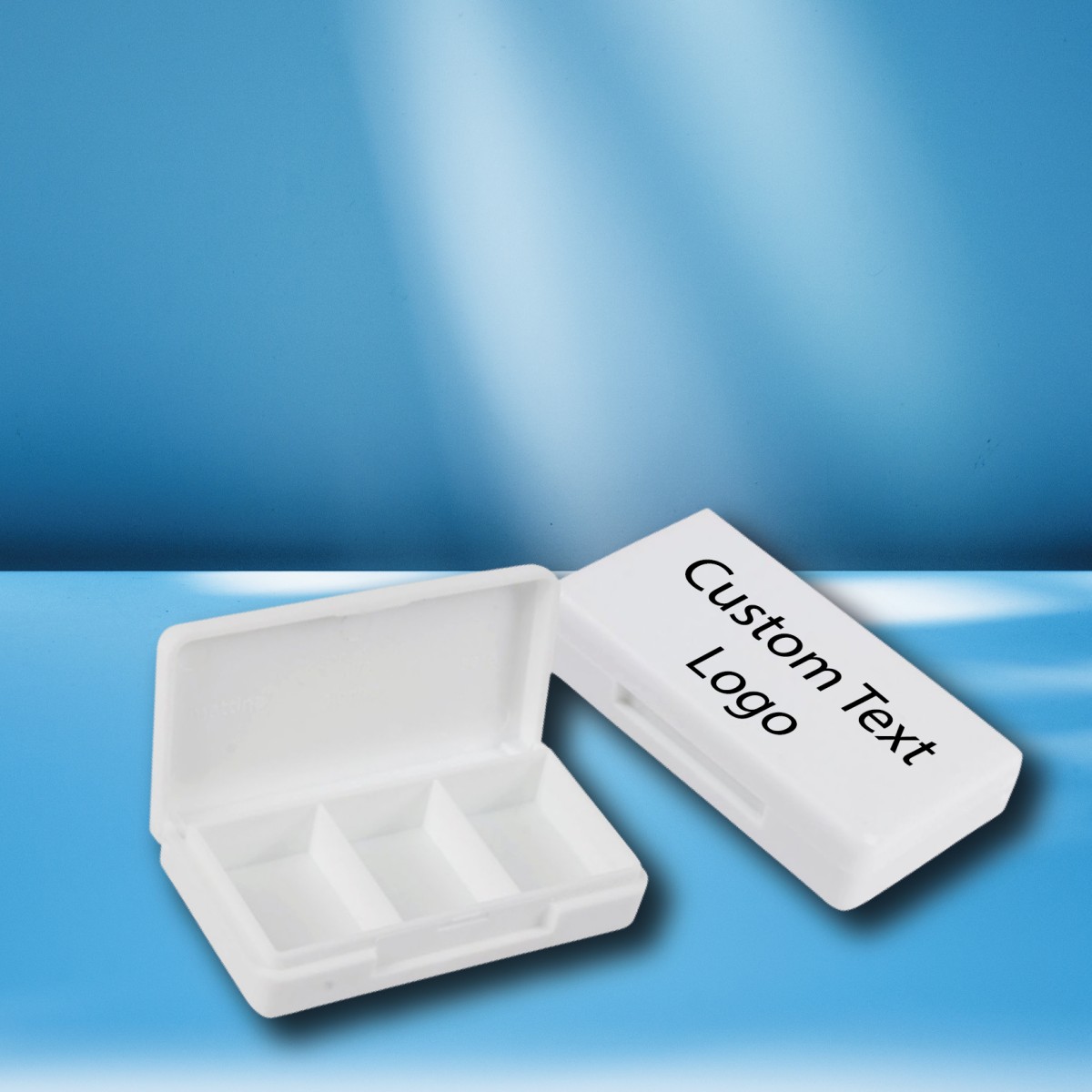 Portapillole MED in Plastica 3 Scomparti Personalizzato