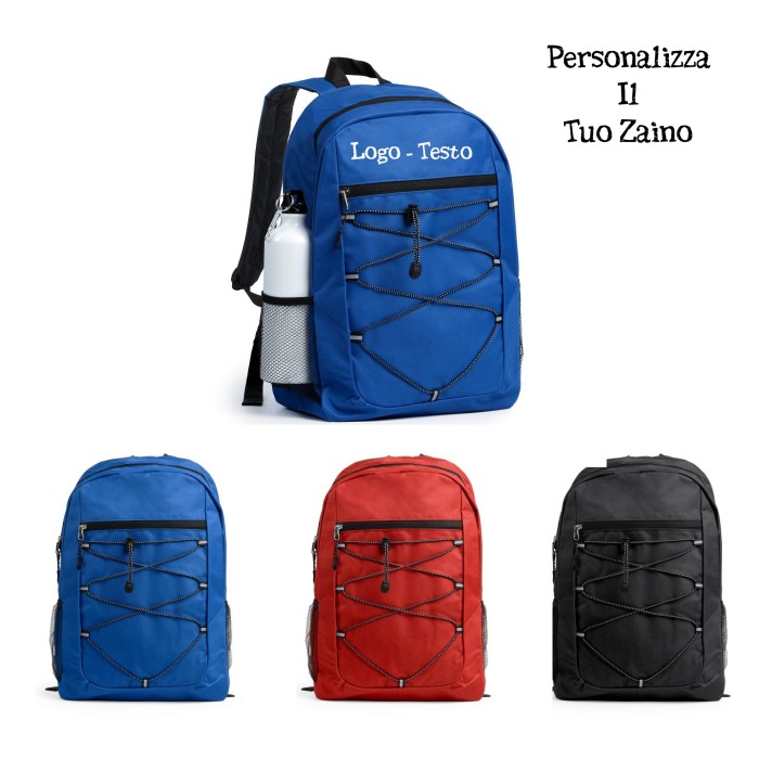Zaino Salvo in Poliestere 600D cm 30x45x14 Personalizzato